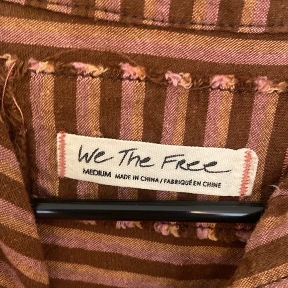 We The Free New Beginnings Striped Hoodie Medium - Picture 8 of 10